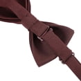 thumbnail image 4 of LAICAIW Nœud Papillon Classique Pré-Noué pour Enfants et Adultes Couleur Unie Ajustable Gabardine, 4 of 7
