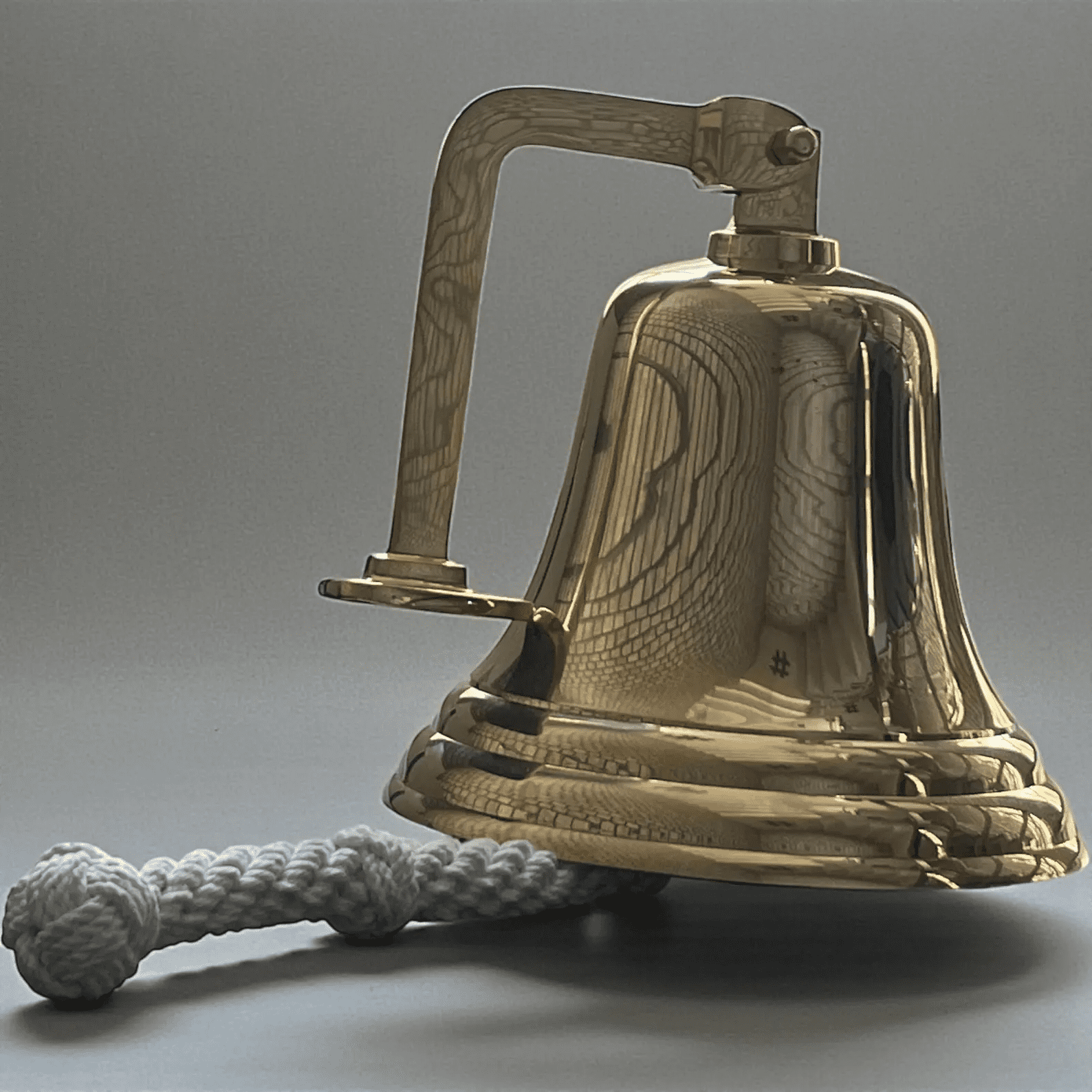 Vintage Nautical Brass Ship Bell Large 11inch Pub Bell, Wall Mountable Door Bell Home Decor Gift