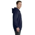 thumbnail image 3 of The Hanes 97 oz Ultimate Cotton 90/10 Full-Zip Hood - NAVY - L, 3 of 4