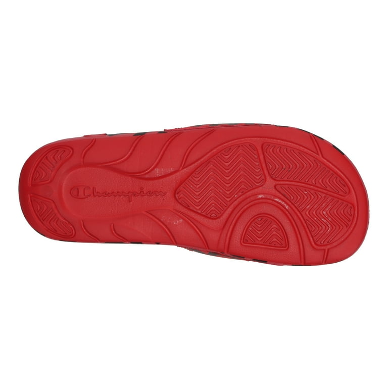 Champion Youth Boys Mega Slide AOP Swirl All Over Print Design