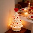 thumbnail image 2 of Valentine's Day Tree Light, White Christmas Tree with Heart Topper, Valentine's DayHoliday Tree with LED Lights, Night Light for Indoor Valentine's Day Decorations Gift, 2 of 6