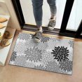 thumbnail image 2 of Bohemian Retro Floral Non-Slip Entryway Door Mat,Boho Indoor Decor Durable Low Plush Door Mat,Washable Welcome Rug for Patio Hallway Home Decor 16x24 Inches, 2 of 7