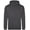 STEEL GREY, variant on Men's Midweight College Hooded Sweatshirt - STEEL GREY - S