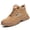 Brown, variant on AUXDIQ Safety Trainers Men Women Steel Toe Cap Work Shoes Comfy Construction Industrial Sneakers