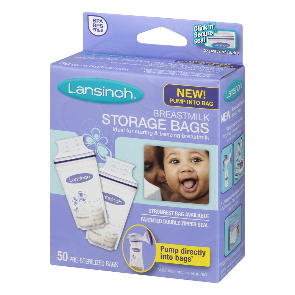 Lansinoh Set Of 50 Bpa Free T Milk Storage Bags