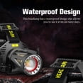 thumbnail image 2 of Faro delantero Sonducket lámpara pesca Camping recargable Sensor impermeable Negro P36, 2 of 6