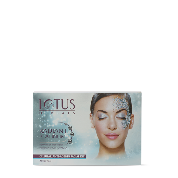 Lotus Herbal Radiant Platinum Cellular Anti-Ageing Facial Kit