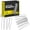 300 Pack-11 Gauge, variant on 300 Pack Landscape Staples 6 Inch  Galvanized Garden Pins Ground Stakes Fence Tent Sod Yard Lawn Truf For Landscaping Fabric Irrigation Tubing