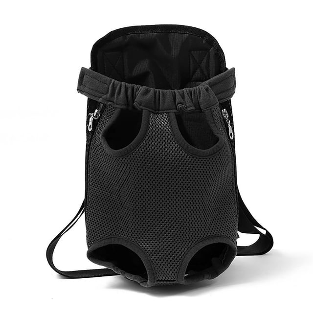Mochila Portadora de Mascotas, Diseño de Apertura de Portador de Gato de Portador de Gato Multipósito Negro para Viajar para acampar