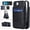 Black, variant on TECH CIRCLE Phone Case for iPhone 16e Premium PU Leather Wallet Case with Credirt Card Holder Flip Stand Magnetic Clasp Heavy Duty Shockproof Protective Cover for Women Men,Darkblue