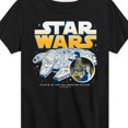 thumbnail image 3 of Star Wars - Han Chewy Millennium Falcon - Toddler And Youth Short Sleeve Tee, 3 of 5