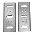 thumbnail image 2 of Lames de Rabot de Remplacement, 2 Pcs Lames de Rabot Électriques en Acier Haute Vitesse Compatibles pour le Travail du Bois, 2 of 7