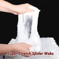 thumbnail image 6 of 6 PACK Halloween Neon Webs, Neon Webbing,Neon Cobwebs & Neon Spiderweb with Spiders Decorations (Pack of 6), 6 of 7