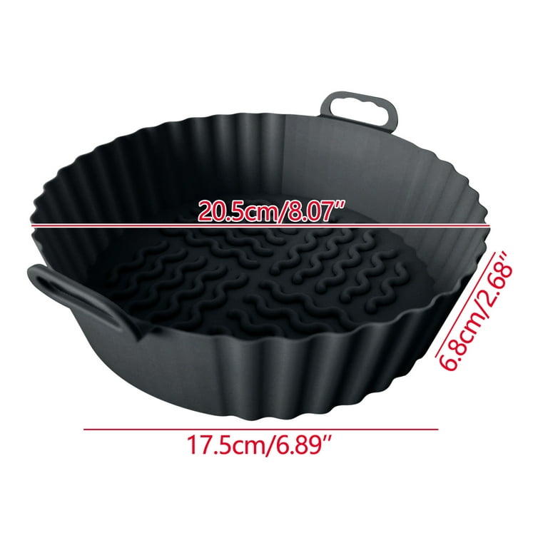 Fridja Air Fryer Silicone Pot Liners Basket After Using The Air Fryer -  Food Safe Oven Accessories 7.5inch 