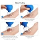 thumbnail image 4 of Juego de ventosas BBTO 4 tazas de silicona y vidrio para cuerpo y cara (azul), 4 of 6