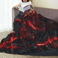 thumbnail image 6 of Salouo Cyberpunk Cityscape Lights Print Bed Blankets,Flannel Blanket Comfortable Air Conditioning Blanket Lightweight Blanket for Sofa Bed Travel & Couch -80"x60", 6 of 8