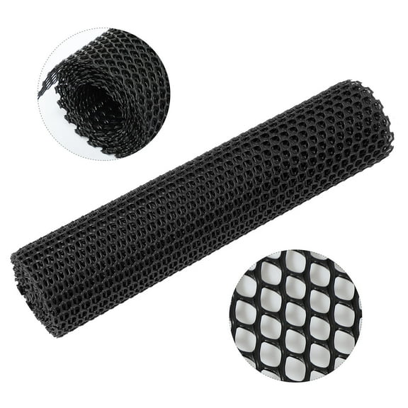 MERRYHAPY Durable Black Plastic Garden Fence Mesh Netting 48 Inch x 50 Feet Outdoor Protective Barrier for Plants