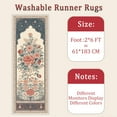 thumbnail image 6 of Hallway Runner Rug 2'x6' Washable Area Rugs Non Slip Laundry Rug Runner Floor Carpet Runners for Hallways Entryway Laundry Room Kitchen, 6 of 11