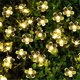 thumbnail image 2 of Guirnaldas de luces solares de 5m, 7m, 12m, 22m, flor de melocotón, lámpara alimentada por energía Solar, guirnaldas de luces LED de 6V, decoración navideña para jardín para exteriores, 2 of 3