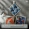 thumbnail image 5 of MaisoNovo Swedish Dishcloths for Kitchen | Reusable Paper Towels with Hook | Biodegradable and Reusable Paper Towels Washable | Swedish Dishcloth Reusable Paper Towel | Kyoto Mix - Pack of 6, 5 of 6