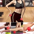 thumbnail image 5 of Nvzi Pelota de lacrosse para masajes para músculos adoloridos, hombros, cuello, espalda, pies, cuerpo, tejido profundo, puntos gatillo, nudos musculares, yoga y liberación miofascial (roja), 5 of 5