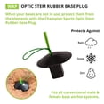 thumbnail image 3 of Conector de anclaje para béisbol, conector base, caucho negro, Champion Sports, 3 of 6