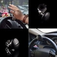 thumbnail image 7 of Car Vehicle Steering Wheel Suicide Power Ball Booster Handle Knob Spin Knob Clamp Fit Truck Car Vehicle Black, 7 of 7