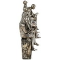 thumbnail image 6 of 13" x 7" Silver Polystone People Sculpture, by DecMode, 6 of 11