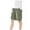 Green, variant on Annhoo Cargo Shorts for Girls High Waisted Solid Color Sports Running Leisure Shorts with Pockets for Kids 3-14 Years