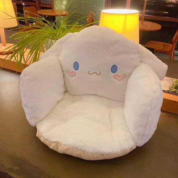 Sanrio-cojín de asiento de felpa Pochacco, Hello Kitty, Kuromi Cinnamoroll, decoración femenina para el hogar, regalo