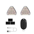 thumbnail image 1 of Luz intermitente RGB, luz exterior con botón infrarrojo resistente al agua, luz ambiental, luz intermitente, 1 of 6