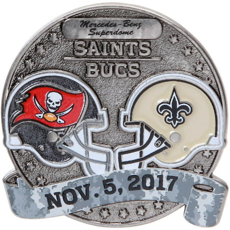 New Orleans Saints vs. Tampa Bay Buccaneers WinCraft 2017 Matchup Game Pin