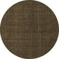 thumbnail image 1 of Ahgly Company Indoor Round Oriental Brown Industrial Area Rugs, 5' Round, 1 of 4
