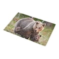 thumbnail image 3 of MKHERT Brown Bear Doormat Non-slip Bath Mat Floor Mat 30x18 inch, 3 of 3