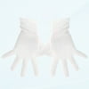 100% White Plain Cotton Gloves for Eczema Small Bulk 12 Pairs, Dry Thin Moisturizing Hand Therapy Gloves Night Sleep
