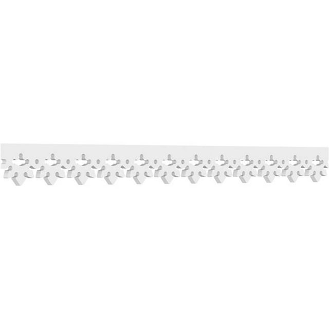 Ekena Millwork RUNP04X0625X48NRW 4 x 48 in. Pitch 0.62 in. Norway Architectural Grade PVC Running Trim
