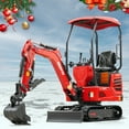 thumbnail image 3 of 1.4T Mini Excavator – 13.5HP B&S Gas Engine with Side Swing, Hydraulic Thumb & Semi-Automatic Quick Coupler – Delivery & Unloading Included, HY14C, 3 of 14
