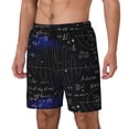 thumbnail image 2 of Gaeub Mathematica Science Mens Swim Trunks Stretch Beach Shorts Quick Dry for Men Swim Shorts Swimwear with Pockets- XX-Large, 2 of 9