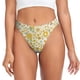 thumbnail image 1 of Fotbe Cute Sunflower Tanga Sin Costuras para Mujer con Estampado – Panties Invisibles, Transpirables y Cómodos para Uso Diario-Medium, 1 of 6