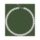 thumbnail image 2 of Collar de perlas naturales de agua dulce de 8 mm hecho a mano. Collar de perlas de agua dulce blancas naturales de increíble calidad para mujeres y niñas, 2 of 5