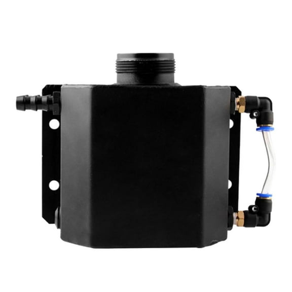 Coolant Overflow Tank Bottle Recovery Reservoir Aluminum Container Universal 1L
