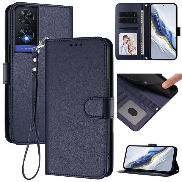Funda Cartera GANGXUN para TCL 505 – Cierre Magnético, Protección RFID, Correa Desmontable, Compatible con Carga Inalámbrica