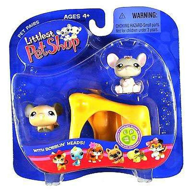 Littlest Pet Shop Pet Pairs Mouse & Rat Figure 2Pack [With Cheese