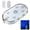 Blue, variant on 1pc Touch Sensor USB LED Interior light LED Lamp Car Ceiling Lamp Reading Light Car Decorations Roof Interior Lighting