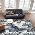 thumbnail image 4 of Area Rugs Indoor Non-Slip Rectangle Rug 2x3 Ft Chinese Style Retro Mountains and Rivers Plant Rug Rubber Backing Floor Mats Non Shedding Home Decor Carpet for Entryway Living Room, 4 of 8