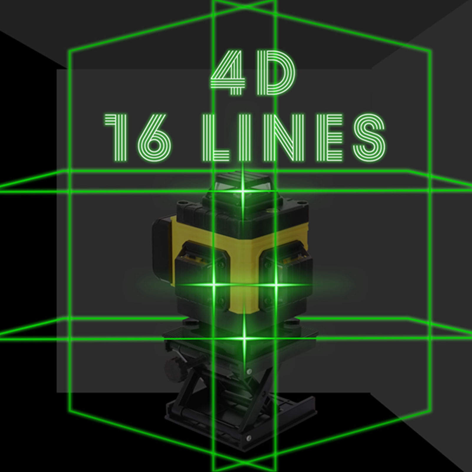 Machine Multifunctional 16 Lines Level Tool Vertical Horizontal Lines With 3 Self Leveling Function