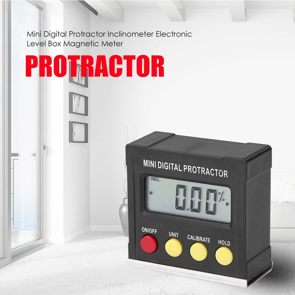 Magnetic Horizontal Angle Meter Electronic Digital Protractor Level Inclinometer