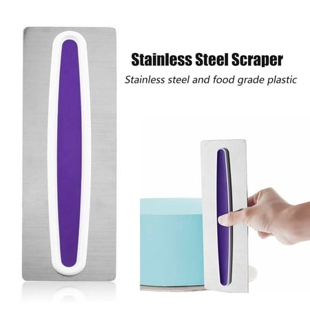 

Cake Smoother Scraper Buttercream Icing Polisher Stainless Steel Decorating Tool