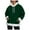 Dark Green, variant on larppty Christmas Sweatshirts for Women Soft White Faux Fur Trim Fleece Hoodies Oversized Winter Pullover With Pocket (Red, L)