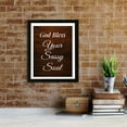 thumbnail image 4 of Designs ByLITA God Bless Your Sassy Soul, 8 x 10 Wooden Wall Print (Framed) | Home Decor, 4 of 7